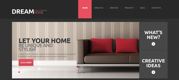 Dreamhome theme - wordpress free themes